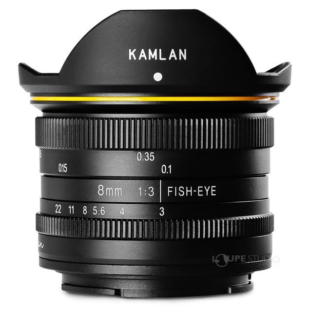 カメラレンズ 8mm F3.0 KAMLAN カムラン レンズ 超広角単焦点