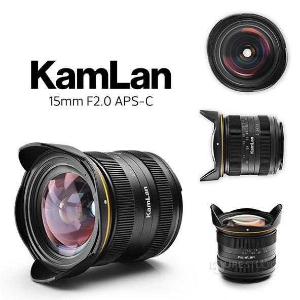 交換レンズ 一眼カメラ KAMLAN 15mm F2 キヤノン Canon EF-M ソニーE