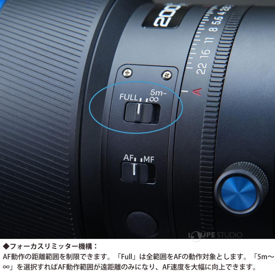 LAOWA 200mm F2 AF FF キヤノン EF フルサイズ対応 軽量設計 大口径