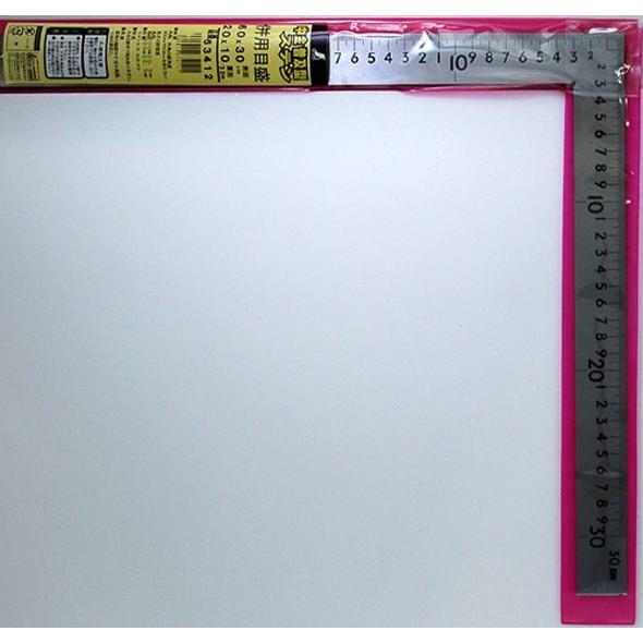 曲尺 中金 普及型 ステン60cm/2尺 併用目盛 63412 かねじゃく さしがね