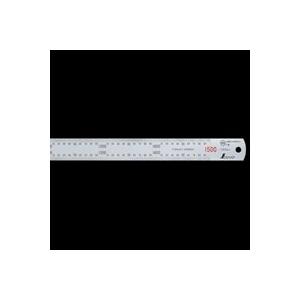 直尺 シルバー 1.5m 赤数字入 JIS 13056 ステンレス ステン スケール