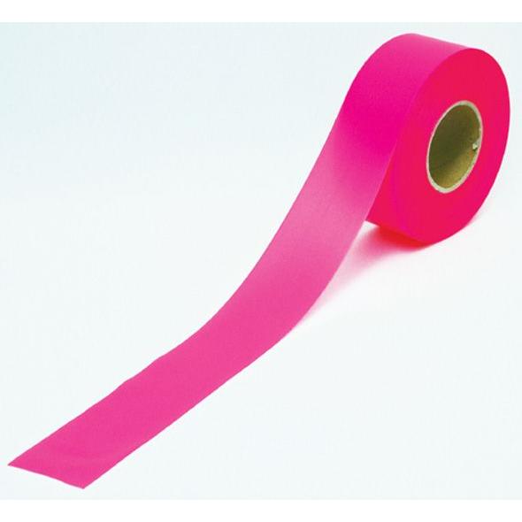 マーキングテープ 30mm×50m 蛍光ピンク 73798 測量 測量用品 測量現場