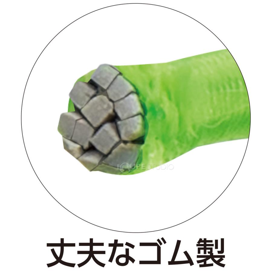 エアーホース リール ゴム水糸 リール巻 蛍光イエロー 3mm 30m 78563