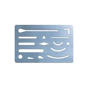 字消板 ステンレス製 70963 製図 図面 シンワ測定 : ルーペスタジオ