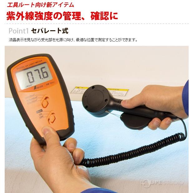 専用ページ 2枚セット デジタル紫外線強度計 セパレート式 78642 広島工具 シンワ測定