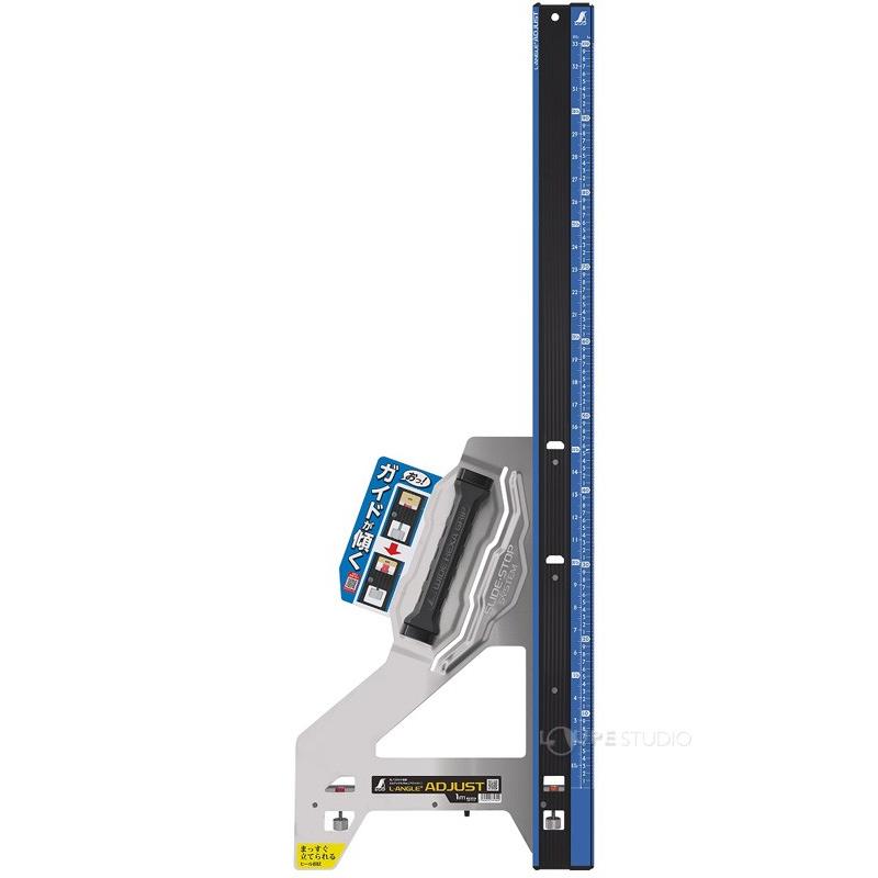 丸ノコガイド定規 エルアングルPlusアジャスト 1m 併用目盛 シンワ測定