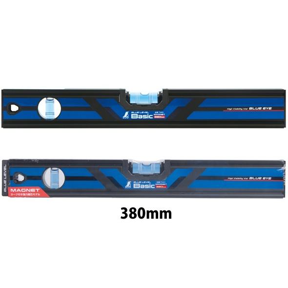 シンワ測定 水平器 おすすめ 気泡管 精度 角度 水準器 ブルーレベル Basic 380mm マグネット付 Snwa 1725 ルーペスタジオ 通販 Yahoo ショッピング