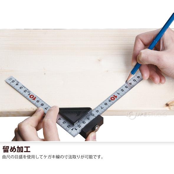 曲尺用ストッパー 15mm巾用 12436 シンワ測定 工具 さしがね かねじゃ