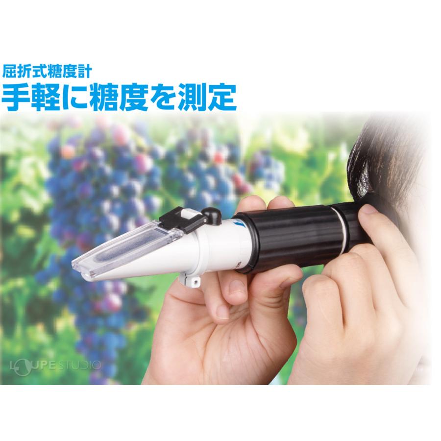 糖度計 屈折式 0〜50％ 野菜 果物 食品 シンワ測定_2