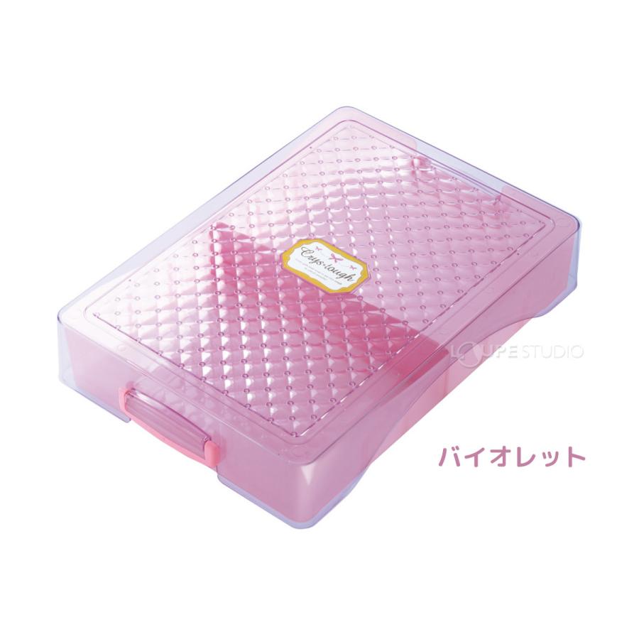 お道具箱 プラスチック おしゃれ かわいい A4 小学生 おどうぐばこ クリア 小学校 入学 幼稚園 保育園 男の子 女の子 文房具 割れにくいお道具|loupe|05