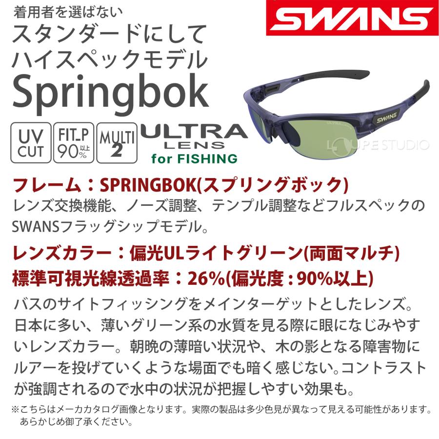 サングラス 偏光レンズ スポーツサングラス SPRINGBOK フレーム+L-SPB-0168 PLGRN ゴルフ 釣り スノボー ドライブ 運転用の画像