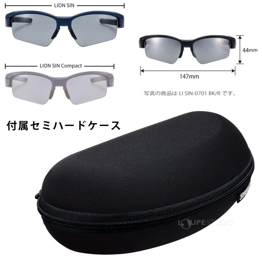 LION SIN サングラス 偏光レンズ スポーツサングラス ゴルフ メンズ
