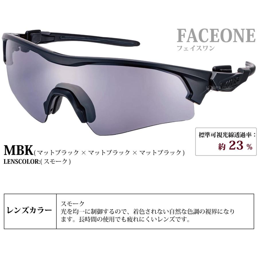 FACEONE スポーツサングラス 野球 FO-0001BB MBK FACEONE