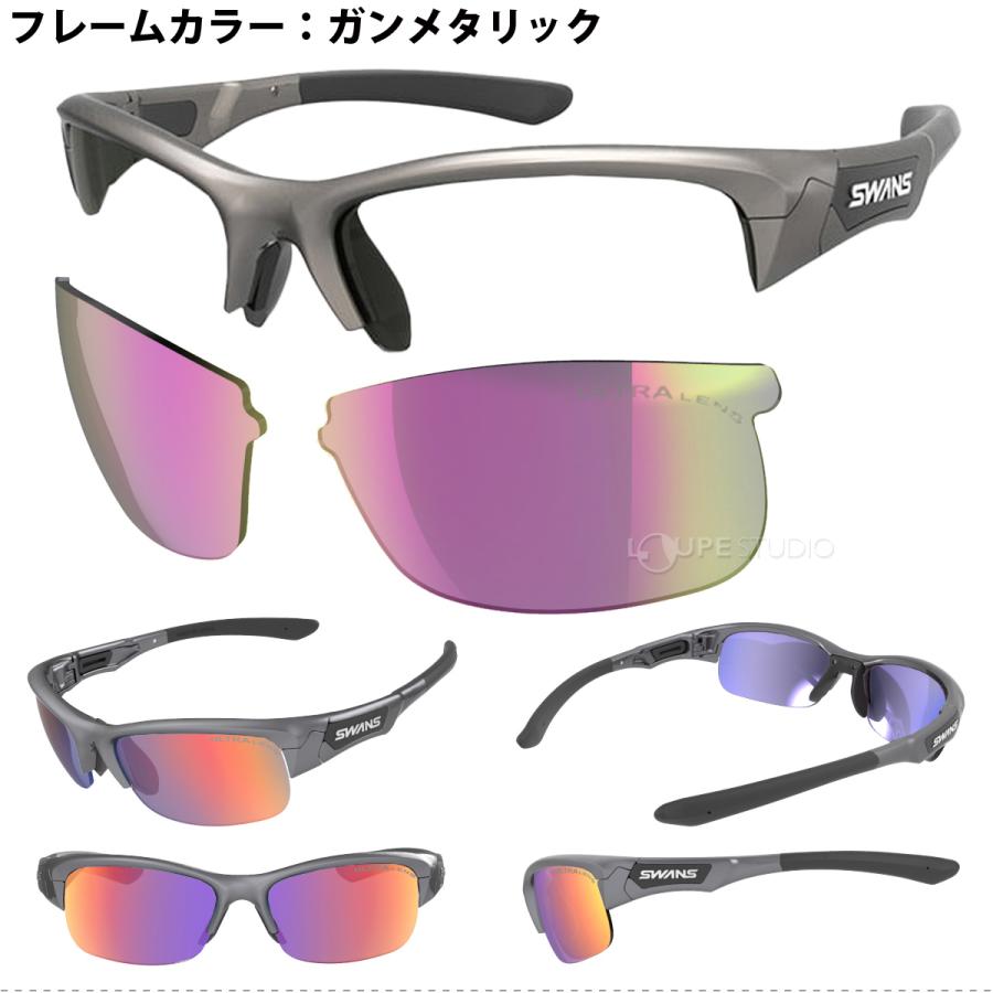 サングラス ウルトラレンズ ミラーレンズ SPRINGBOK F-SPB フレーム+L-SPB-3516 RSHD スプリングボック SWANS スワの画像
