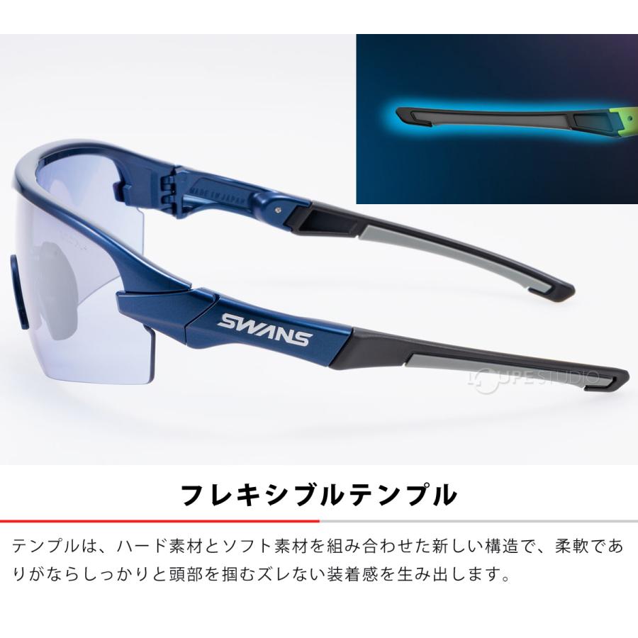 黒眼鏡 STRIX D.A.ひな型 F-STX DA+ L-STX DA-3114 ICBL ウルトラ水晶体 鏡鑑水晶体 SWANS スワンズ