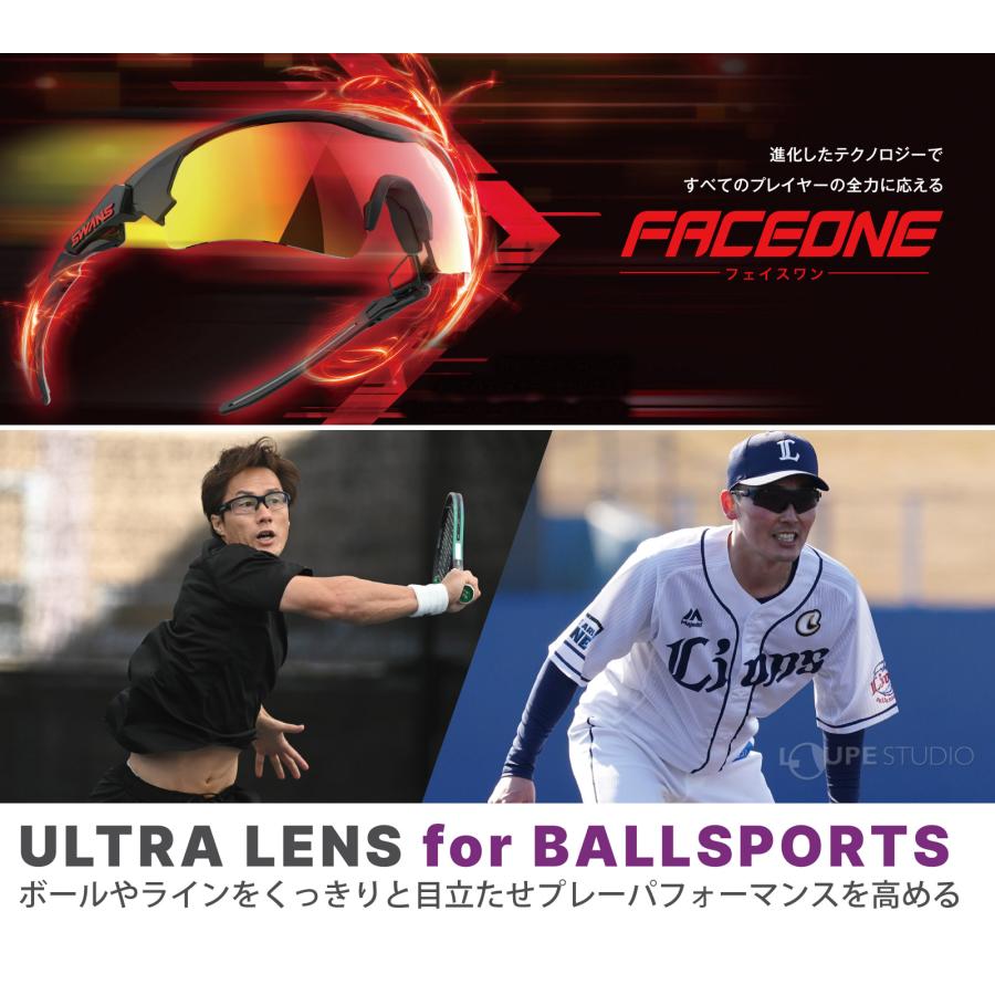 サングラス ウルトラレンズ ミラー 野球 ゴルフ FACEONE フェイスワン