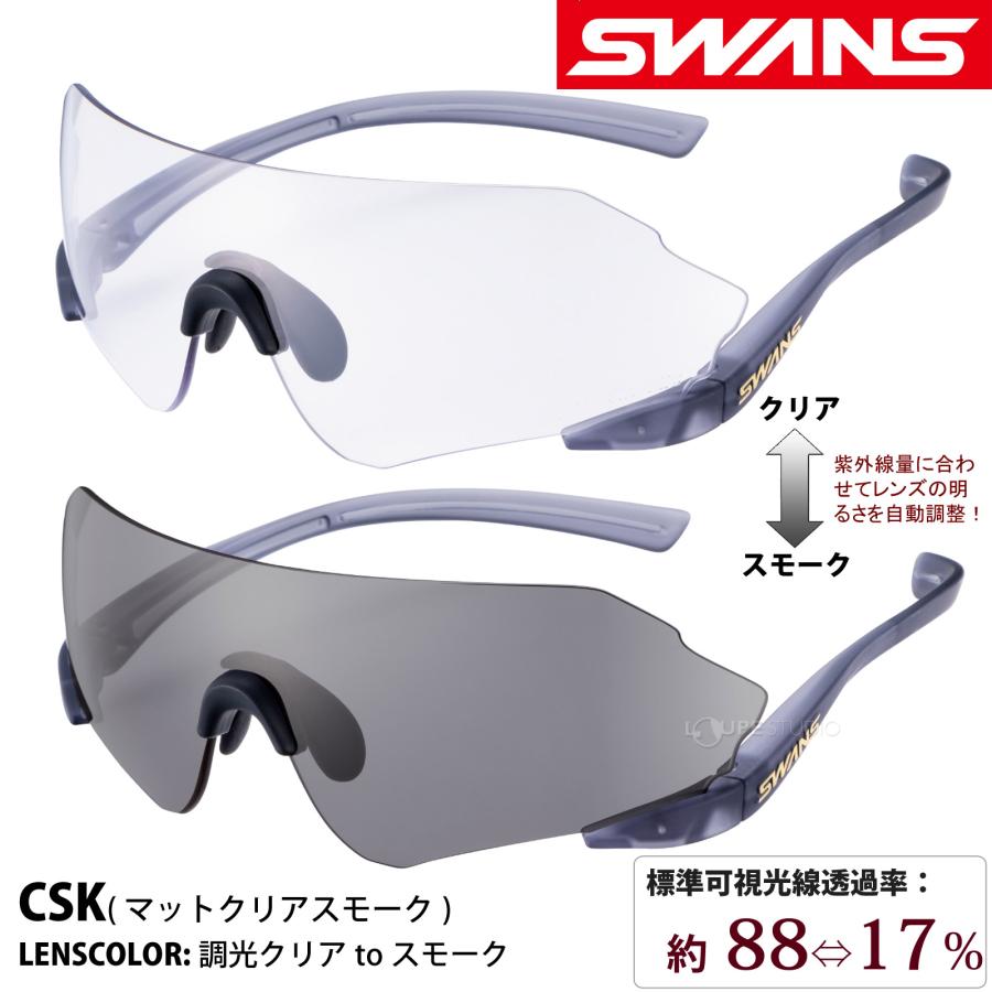 サングラス E-NOX NEURON20 イーノックス ニューロン 調光レンズモデル ENN20-0066 CSK UVカット スワンズ SWANS｜loupe｜02