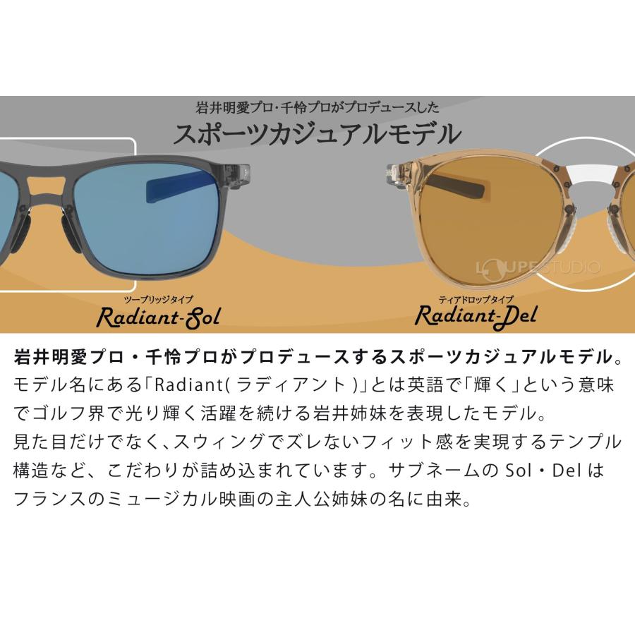 サングラス ゴルフ Radiant Del 偏光レンズモデル スワンズ SWANSの画像