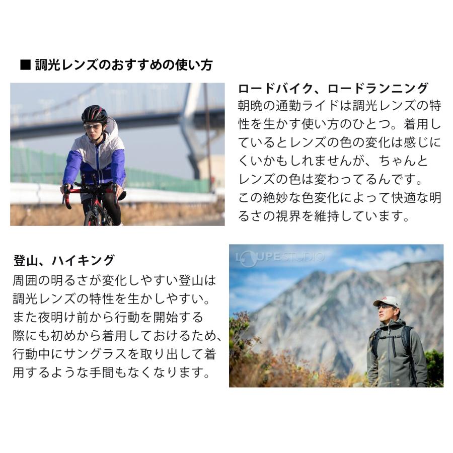 サングラス Airless-Leaf fit エアレスリーフィット 調光レンズ SALF