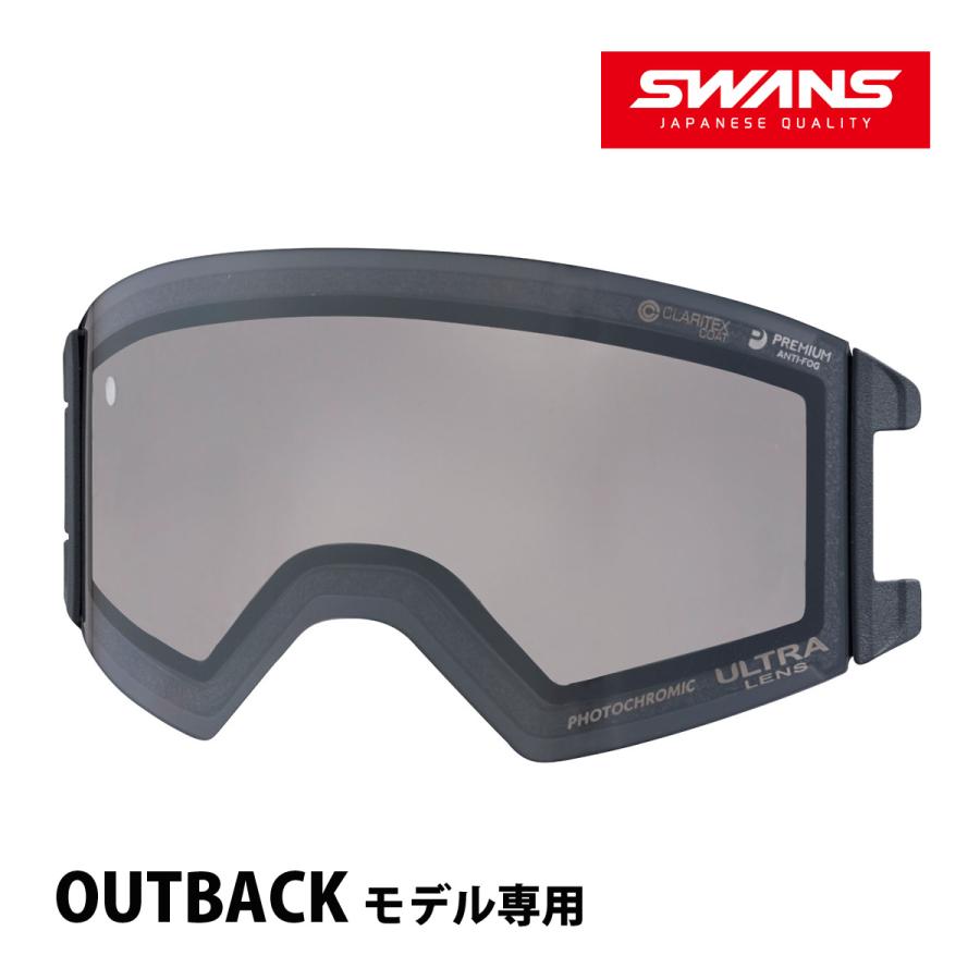 【レンズのみ】SWANS OUTBACK グレイシルバーミラー　スペアレンズ Amazon | [スワンズ] 日本製 スキー スノーボード ゴーグル