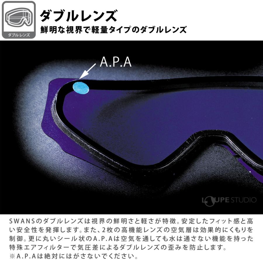 スノーゴーグル OUTBACK アウトバック専用 スペアレンズ 曇り止め