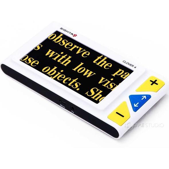 ルーペ 虫眼鏡 電子ルーペ クローバー4 携帯 拡大読書器 デジタル