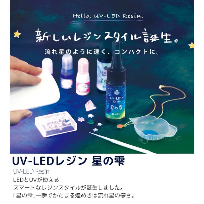 レジン液 UV LEDレジン 星の雫 ハードタイプ 30g 詰替用200g セット