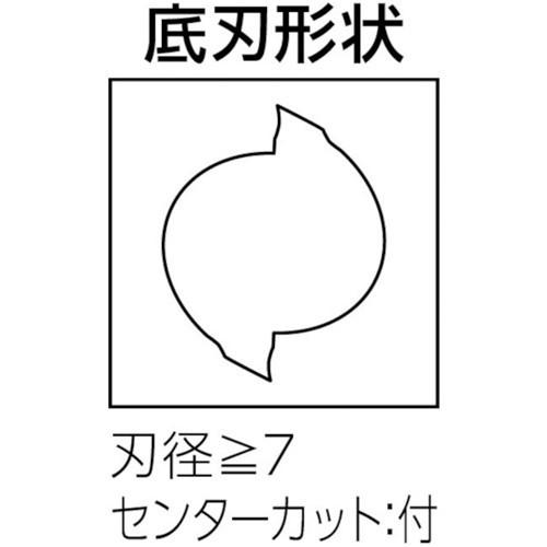 京セラ 超硬スクエアエンドミル 2枚刃ソリッドエンドミル ピンカド 2FESM 刃径11.5mm 刃長22mm 全長75mm シャンク径12mm 工事 建築 大工 diy [2FESM115-220-｜loupe｜02