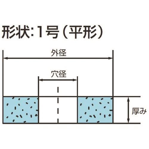 ノリタケ 汎用研削砥石 GC80H緑 305X32X25.4 [1000E10840 ノリタケ 汎用研削砥石 GC80H緑 305X32X25.4 [1000E10840