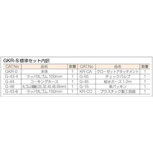 手動タイプ KANTOOL 排水管掃除機 キネティック・ウォーターラム 標準セット [GKR-S] GKRS 販売単位：1 送料無料_4