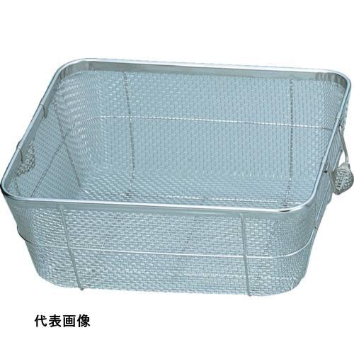 ステンレスカゴ スギコ ステンレスバスケット 浅型中 370×315×100 販売