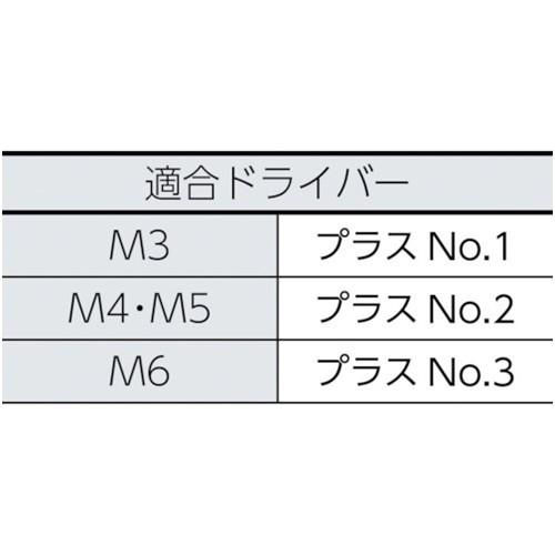 TRUSCO トラスコ中山 トラス頭タッピングねじ 1種A ステンレス M5×16 35本入 [B43-0516] B430516 販売単位：1｜loupe｜03