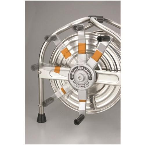 ハタヤ ステンレス(SUS304)ホールリール 40m耐圧ホース・レバーノズル