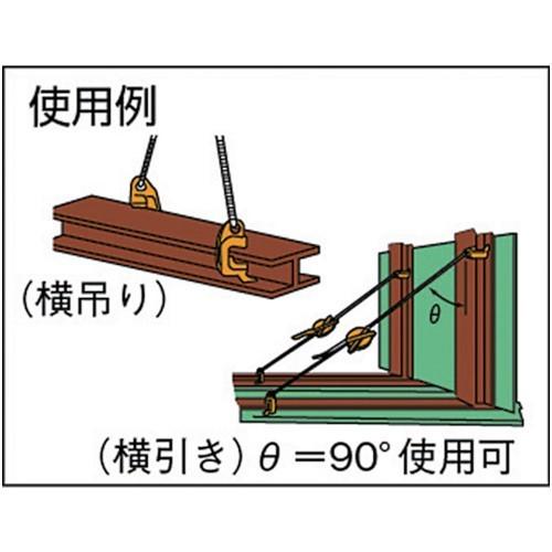 日本クランプ ねじ式万能型クランプ0．75【PCA-075】(吊りクランプ
