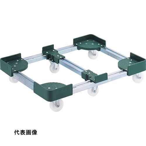 伸縮式 TRUSCO トラスコ中山 伸縮式コンテナ台車 内寸500-600X700-800 スチール製 [FCD6-5070] FCD65070 販売単位：1 送料無料