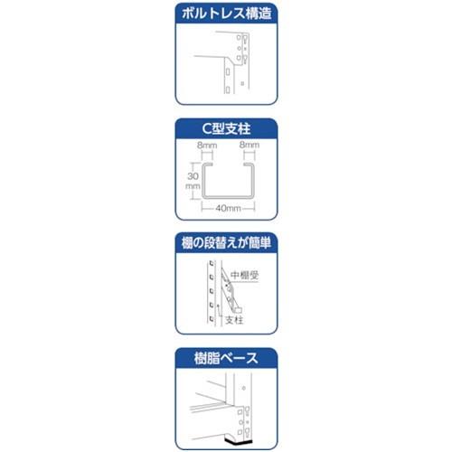 TRUSCO トラスコ中山 スチールラック M1.5型軽中量棚 860×295 TRUSCO トラスコ中山 スチールラック M1.5型軽中量棚 860×295