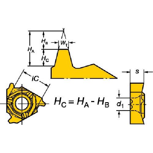 ターニングチップ SANDVIK コロスレッド266 ねじ切り加工用チップ(330) 1020 [266LG-22TR01F700E 1020] 266LG22TR01F700E 10個セット 送料無料 |  | 01