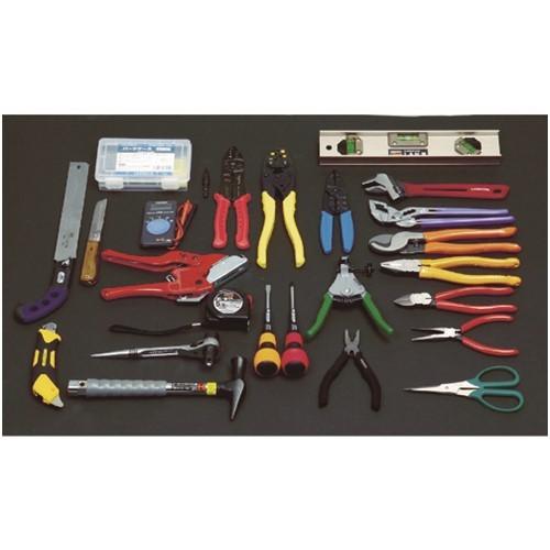 TRUSCO トラスコ中山 ピカイチ プロ用電設工具セット 26点セット [PK 