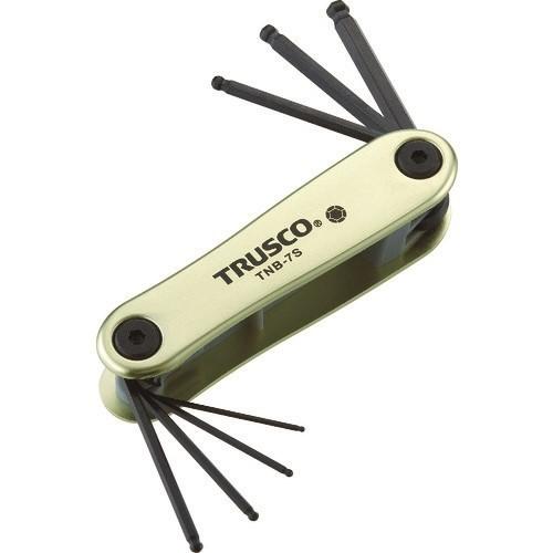 T形 TRUSCO トラスコ中山 ボールポイント六角棒レンチセット ナイフ式 [TNB7S] TNB7S 販売単位：1｜loupe
