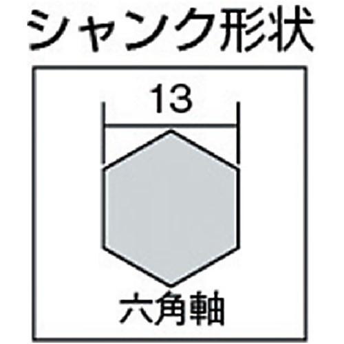 工具 穴あけ 切削工具 削る ドリル コンクリートドリル ユニカ コンクリートドリル 六角軸ビット ロングタイプ 32.0×505mm [HEXL32.0X505] HEXL32.0X505 販｜loupe｜02