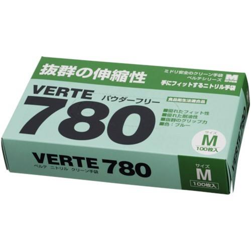 ディスポタイプ ニトリル製ソフト手袋【Mサイズ セット】 ミドリ安全 ディスポタイプニトリル製ソフト手袋 Mサイズ (100枚