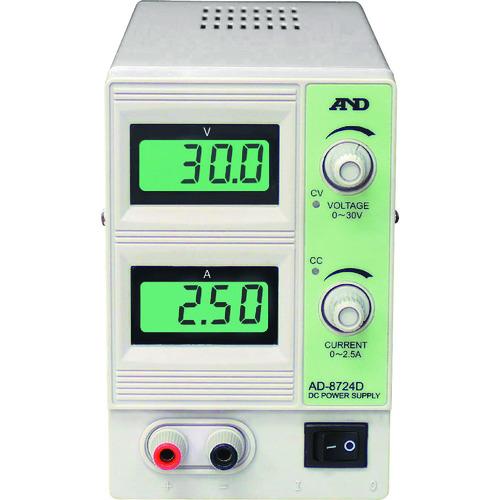 A&D 直流安定化電源 30V 2.5A [AD8724D] AD8724D 販売単位：1 送料無料 