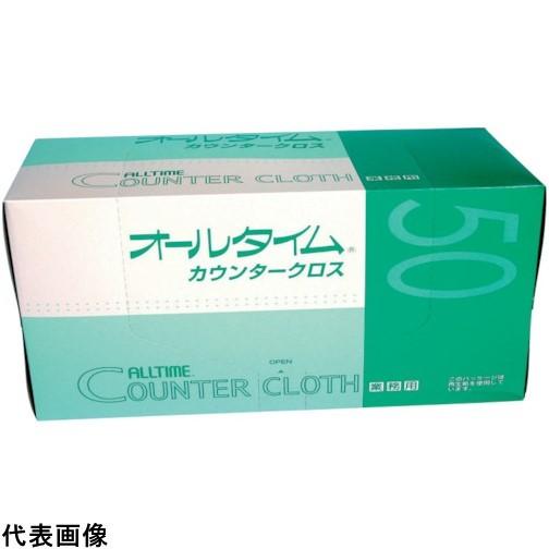 東京メディカル カウンタークロス 大判 61x61cm グリーン (50枚入) [FT-152] FT152 販売単位：1｜loupe