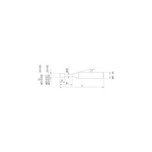 切削 工具 削る フライス 加工 大工 diy NS 高硬度用4枚刃ロングネックスクエアエンドミル MHRH430 Φ5×50 工事 建築 大工 diy [MHRH430 5X50] MHRH4305X50_1