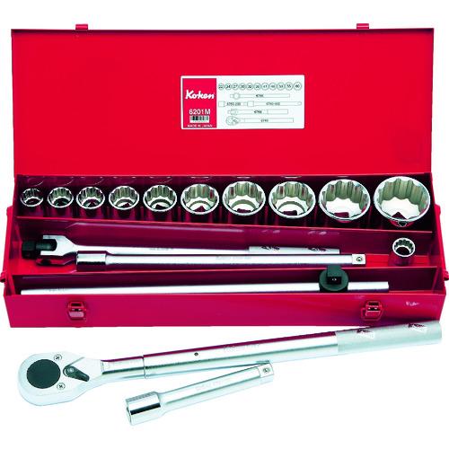 コーケン ソケットセット 差込角19.0mm [6201M] 6201M 販売単位：1 送料無料