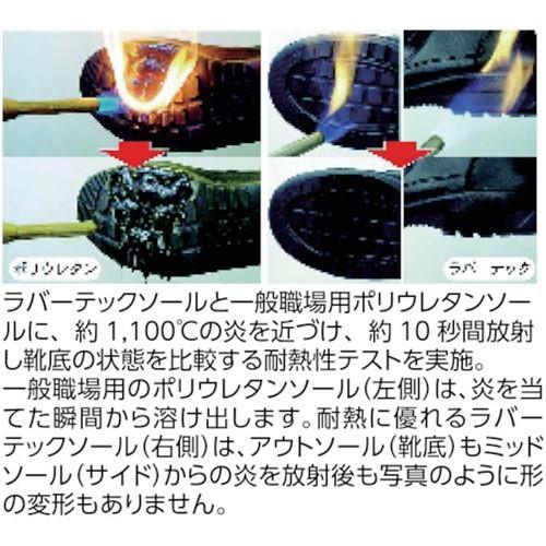 ミドリ安全 RT731FSSP422.5 踏抜き防止板入り ゴム2層底安全靴 ミドリ安全 踏抜き防止板入りゴム２層底安全靴ＲＴ７３１ＦＳＳＰ