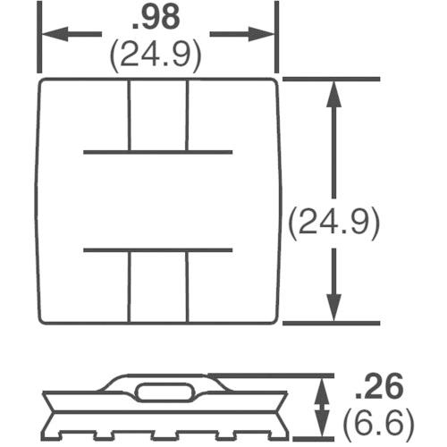 PANDUIT エポキシ用マウントベース 耐候性黒 (100個入) [EMS-A-C0