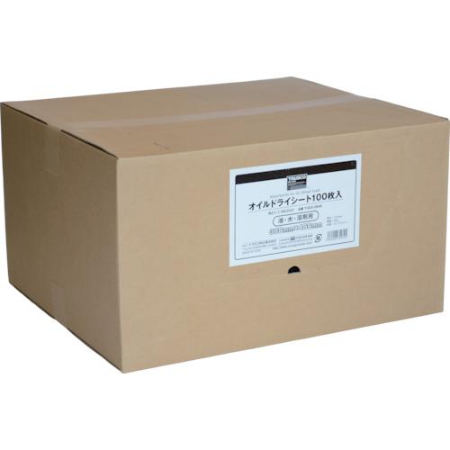 シートタイプ TRUSCO トラスコ中山 オイルドライシート 380×480 (100枚入) [TODS-3848] TODS3848 販売単位：1 送料無料