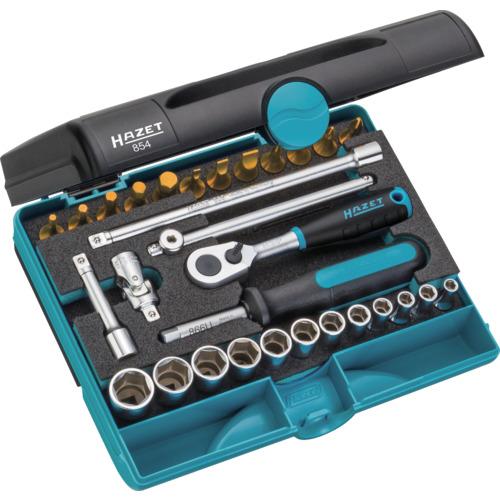 HAZET ソケットレンチセット(差込角6.35mm) [854] 854 販売単位：1 送料無料