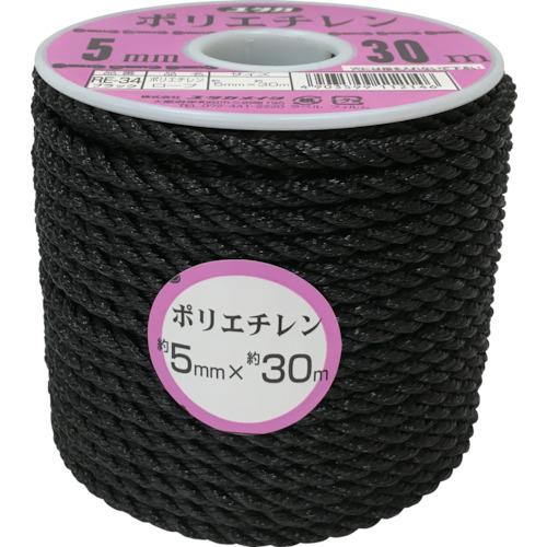 ポリエチレン ユタカメイク ロープ PEカラーロープボビン巻 5mm×30m